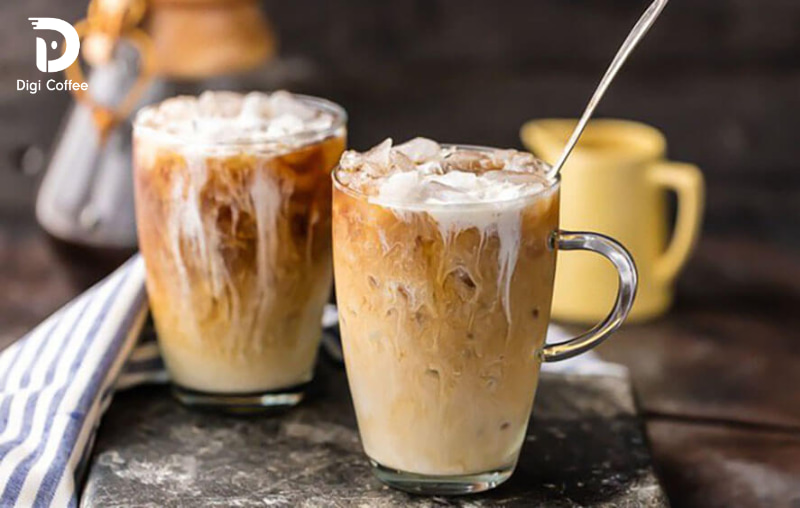 cách pha cà phê đá xay latte vanilla