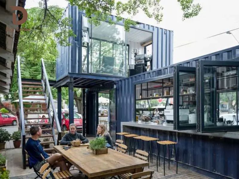 Ý tưởng mở quán cà phê container